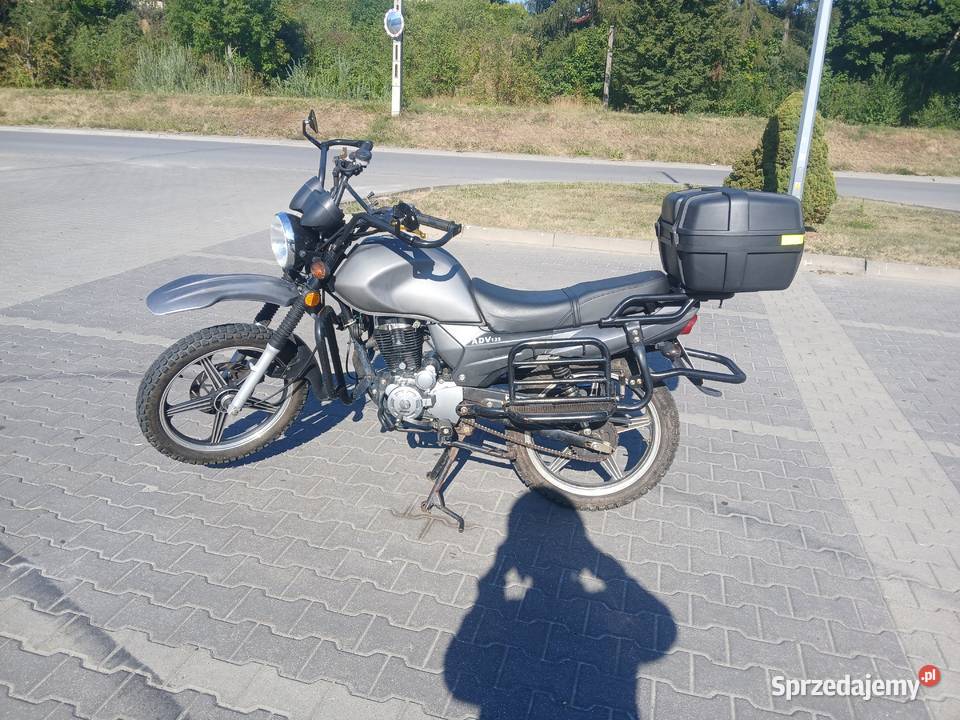 Romet adv 125 150 250 kufry Czarny Potok