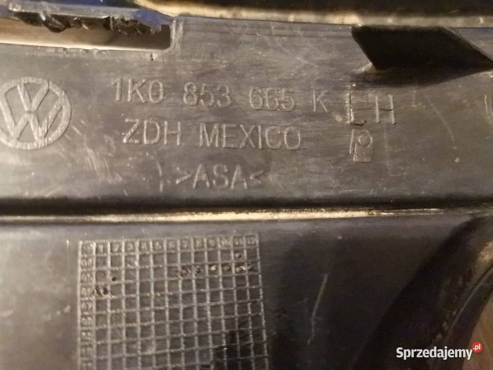 VW GOLF V JETTA LEWA KRATKA ZDERZAKA PRZÓD wielkopolskie Międzychód