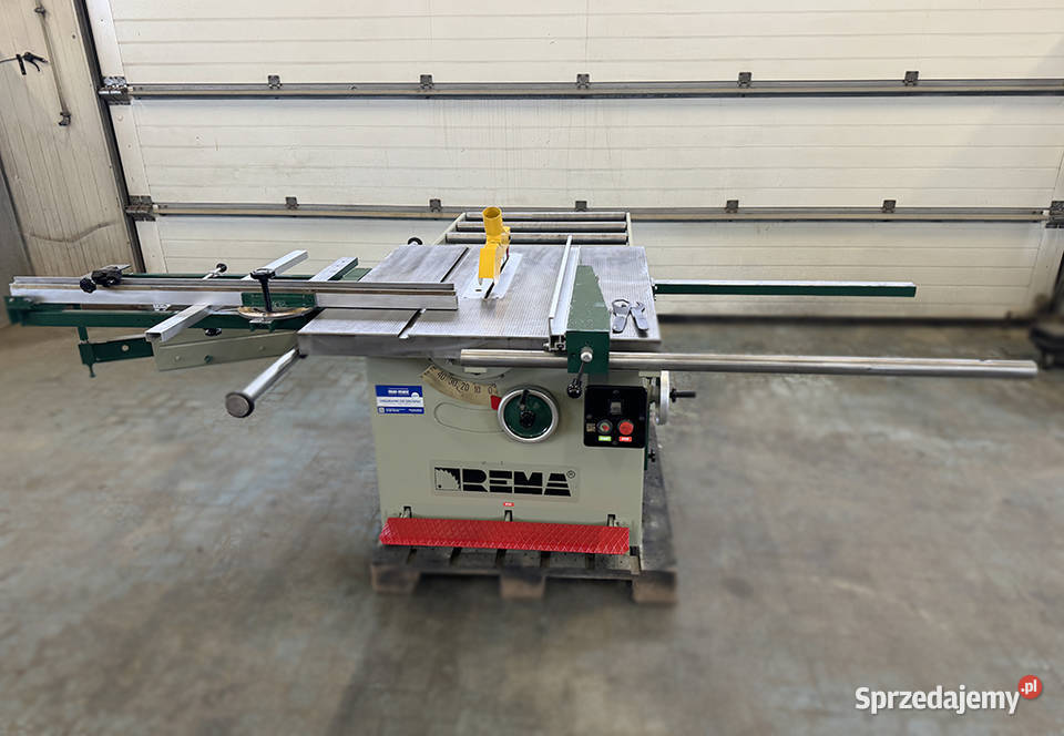 Piła tarczowa z wózkiem pilarka REMA DMLA35 pomorskie Sierakowska Huta