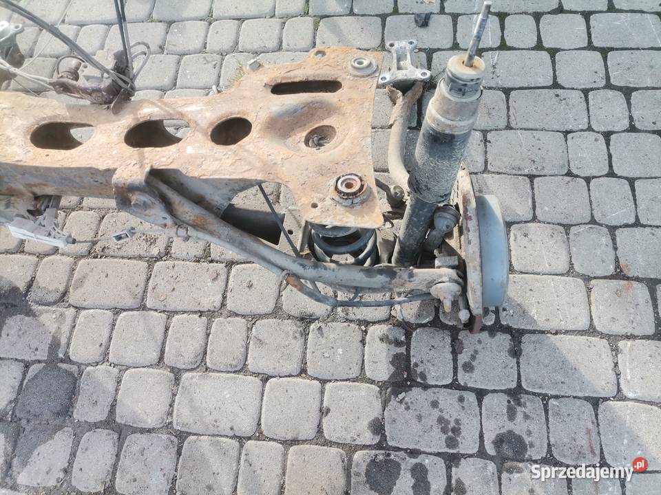 KOMPLETNE ZAWIESZENIE BELKA SANKI TYŁ PEUGEOT