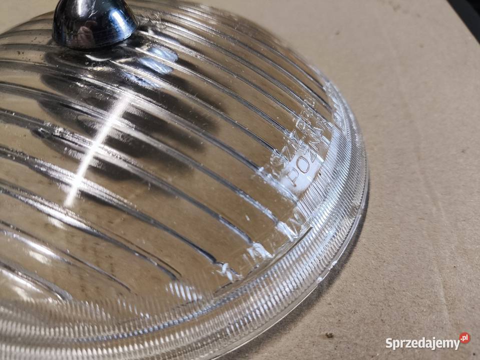 Klosz lampa halogen Jupiter Poznań PRL fiat Lutoryż sprzedam