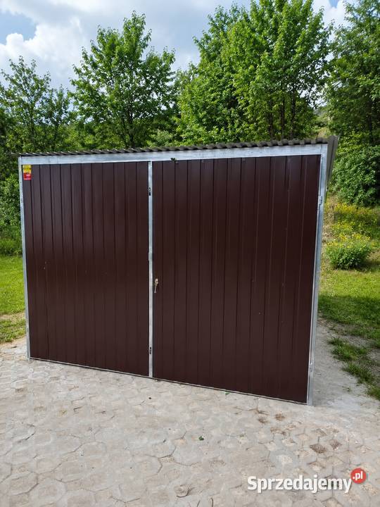 Garaż Blaszany 3x5 RAL 8017 CZEKOLOADOWY BRĄZ Katowice