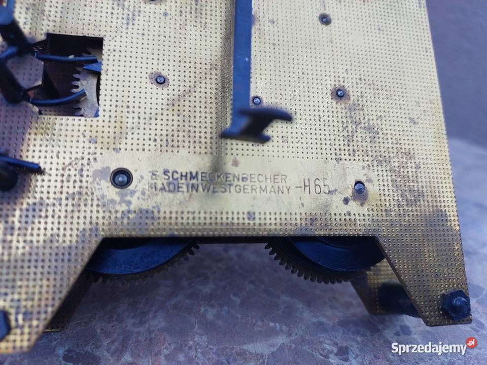 M063 Mechanizm starego zegara ściennego Tczew