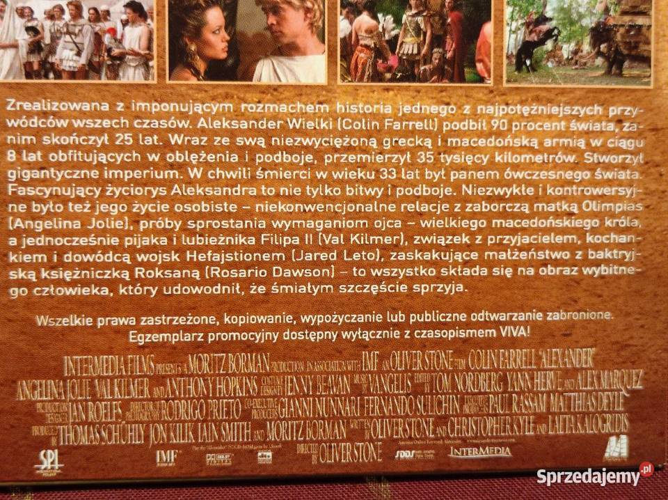 Aleksander Alexander 2004 Oliver Stone Hopkins świętokrzyskie Kielce