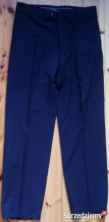 Eleganckie czarne spodnie w kant Eldorado czarny podlaskie Białystok