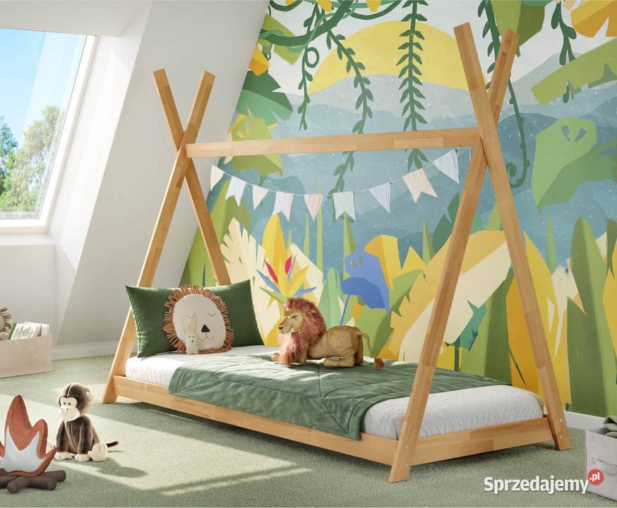 Łóżko dziecięce domek TIPI TARTAK MEBLE 90x200 sprzedam