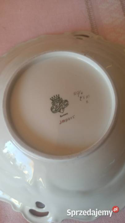 Patera z różami Ilmenau Made in Germany
Złocona Gdańsk