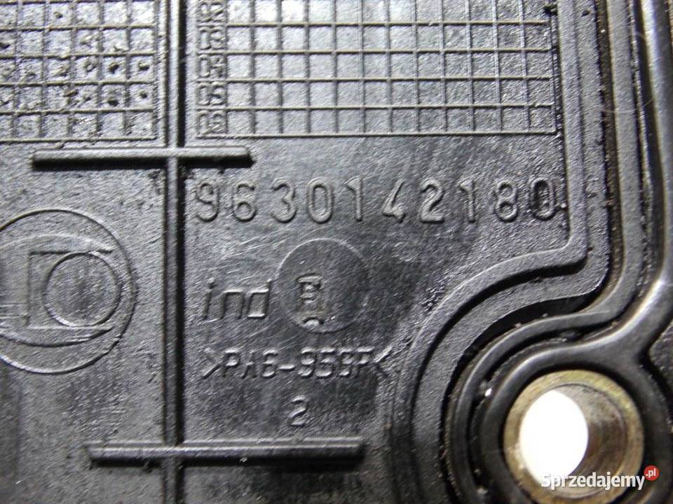 9630142180 Pokrywa zaworów 206 307 406 407 C5 20 głowice cylindrów Biała Nyska