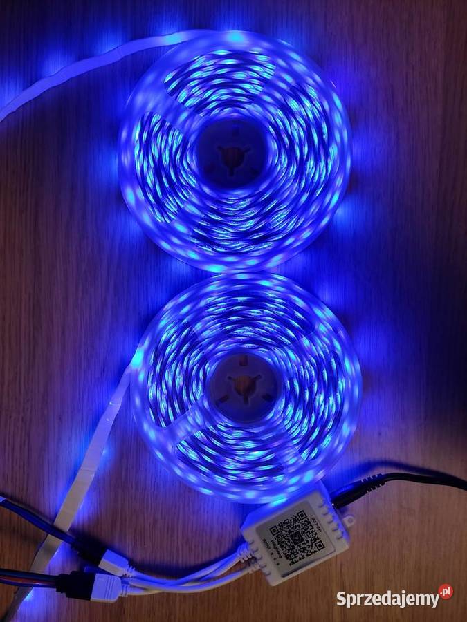 Taśma LED RGB 5050 15M Aplikacja Zestaw Pilot Wrocław