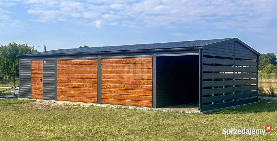 Garaż blaszany 9x6m wiata brama drzwi okno rynny 570zł/m2 Radom sprzedam