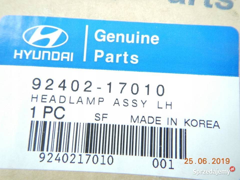 LAMPA PRAWY TYŁ HYUNDAI MATRIX 0107 ORYGINAŁ ASO osobowe lubelskie