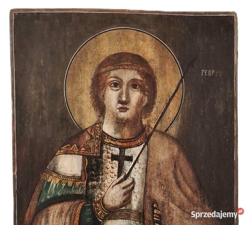Ikona Święty Jerzy XIX wiek 0346