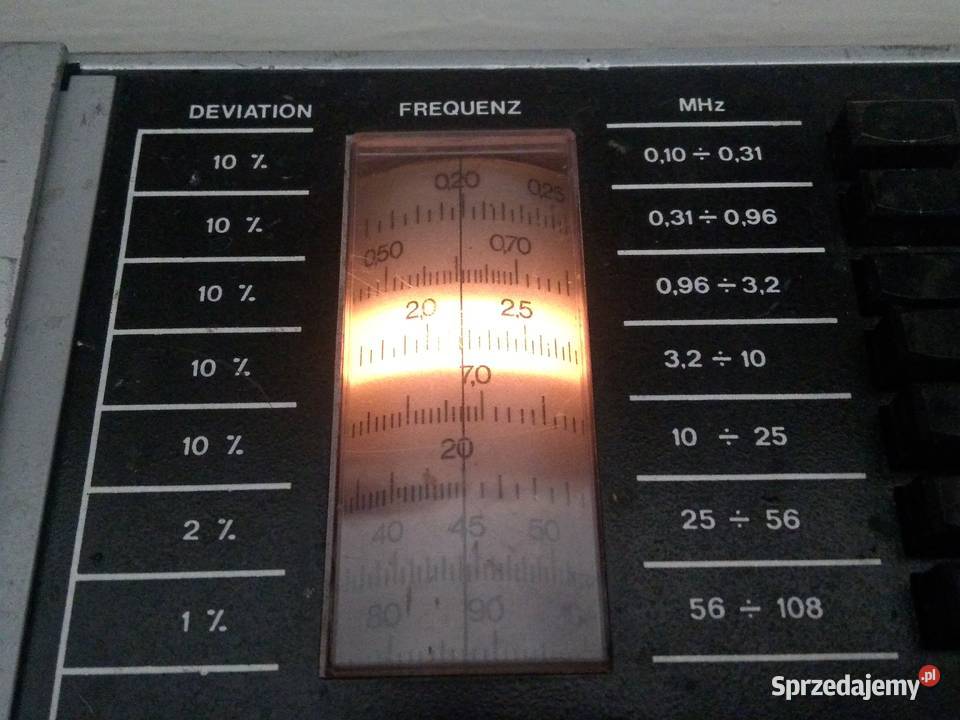 Meratronik K937 Generator wobulator lata 70 mazowieckie