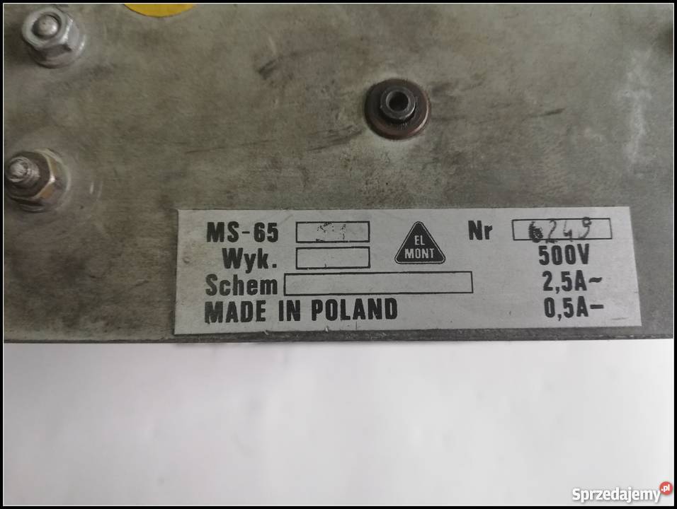 Nastawnik MS65 progr ELESTER Elmont Dąbrowa Górnicza