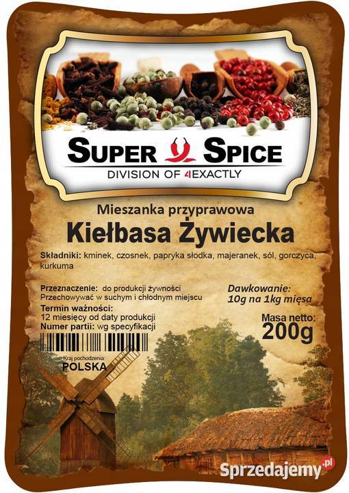 Mieszanka Przyprawowa SuperSpice Kiełbasa podlaskie Białystok