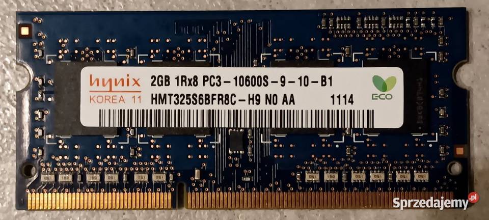 Hynix 2GB DDR3 1Rx8 PC3 HMT325S6BFR8CH9 opolskie Opole