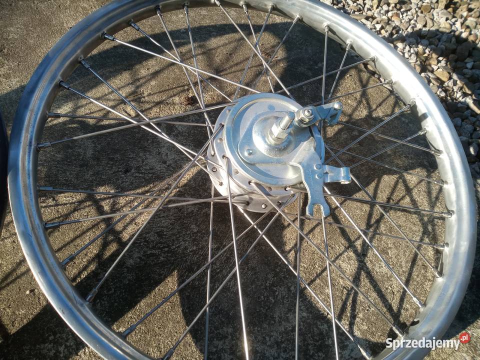 Simson Sr2 koła odnowione szprychy nierdzewne Pozostałe Oświęcim