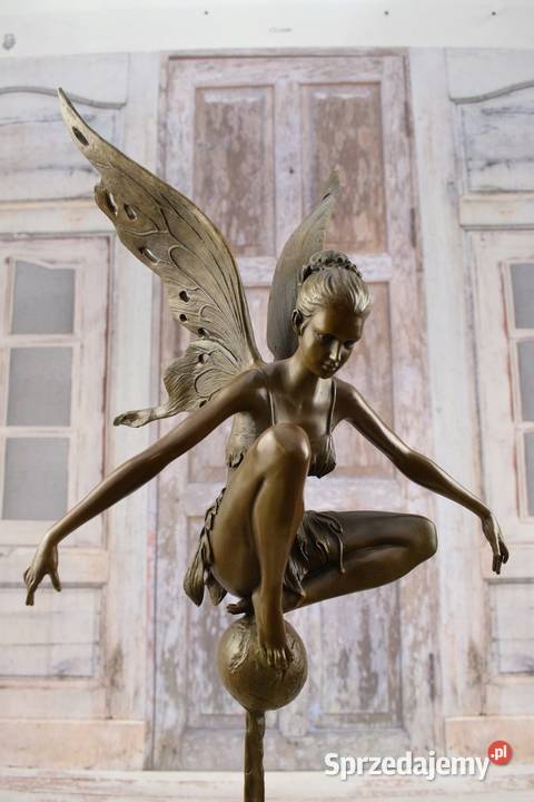 Elf ze Skrzydłami w Stylu Art Deco Figura Rzeźba Pozostałe Kraków sprzedam