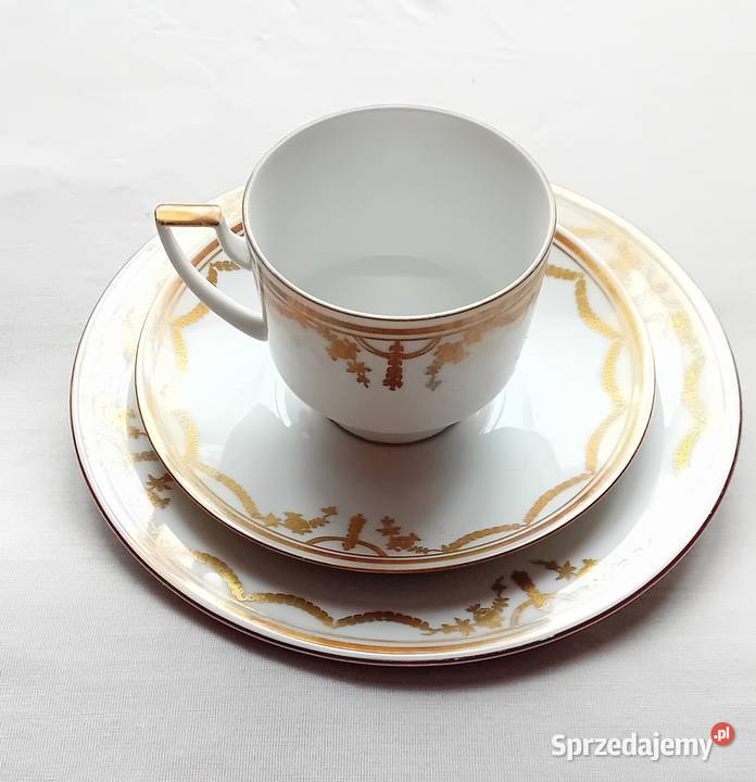 Trio śniadaniowe porcelana Pinkenhammer