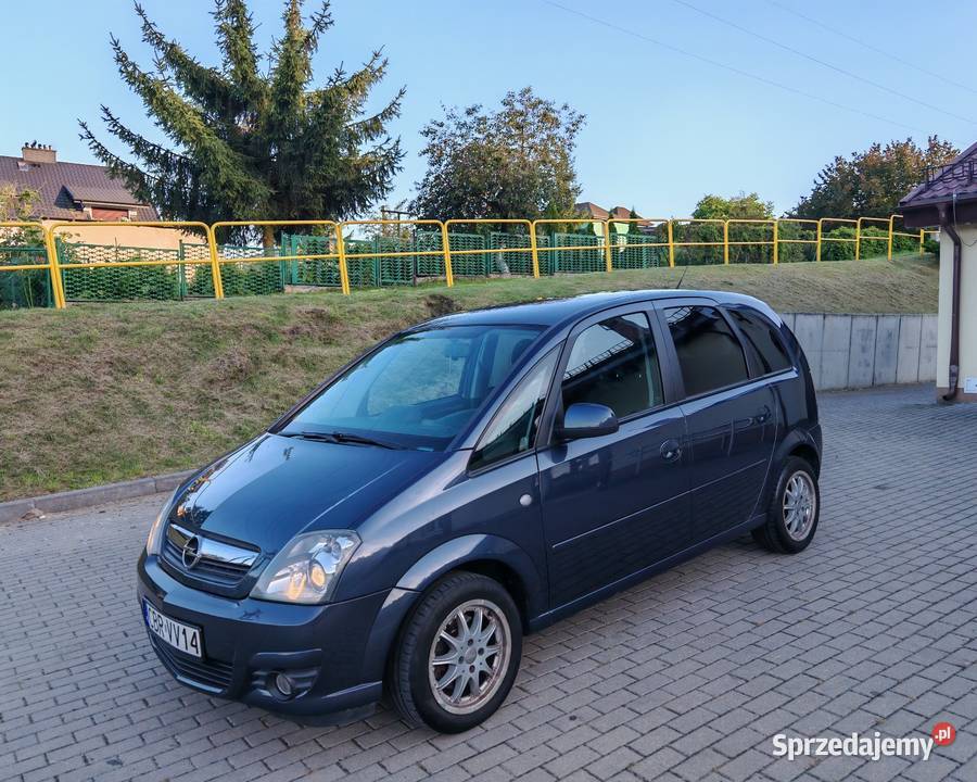 Opel Meriva A Lift 16 MPI 105 2009r Klimatyzacja pierwszy właściciel kujawsko-pomorskie Brodnica
