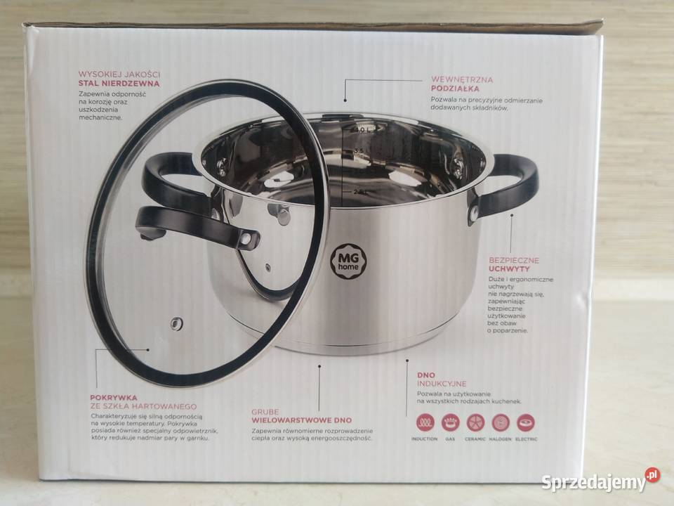 NAJTANIEJ Zestaw Garnków 9el Garnki Pokrywki Zabrze