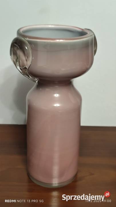 Wazon Jerzego Słuczan Orkusza Huty Szkła dolnośląskie