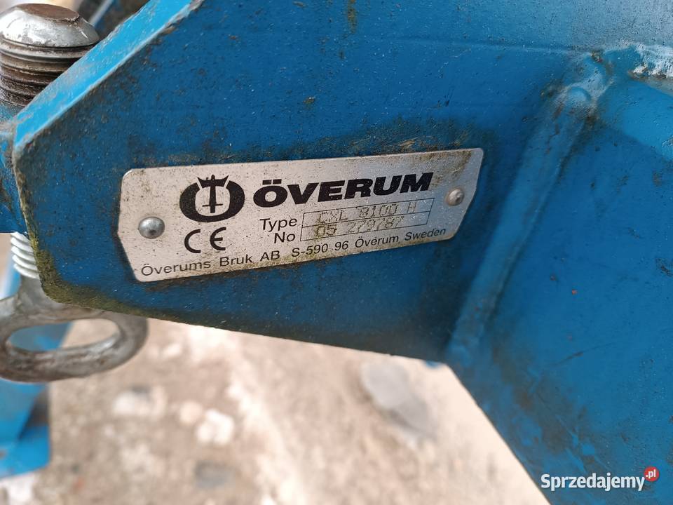 Pług Overum CXL półzawieszany 8 skibowy Suwałki sprzedam