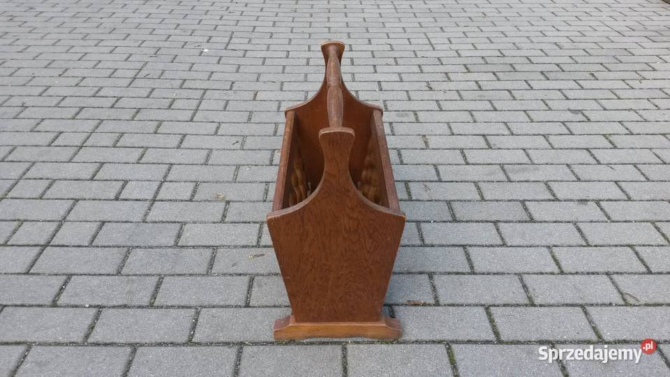 Stary stylowy gazetnik PRL design lata 5060 Gdynia