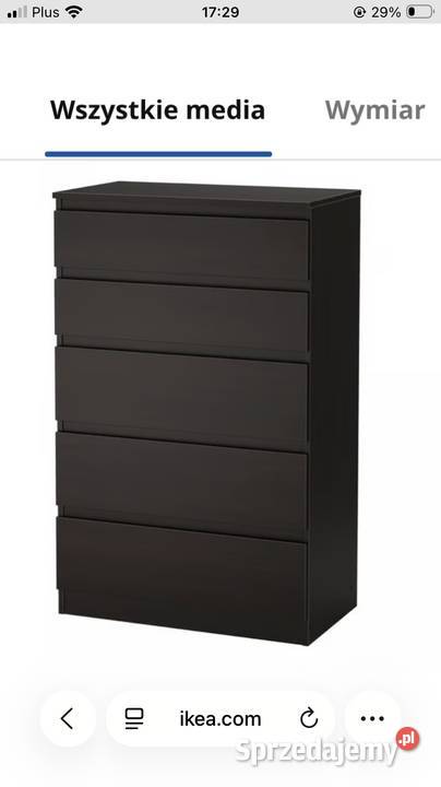komoda ikea kullen 5 szuflad 40cm Kolbuszowa sprzedam