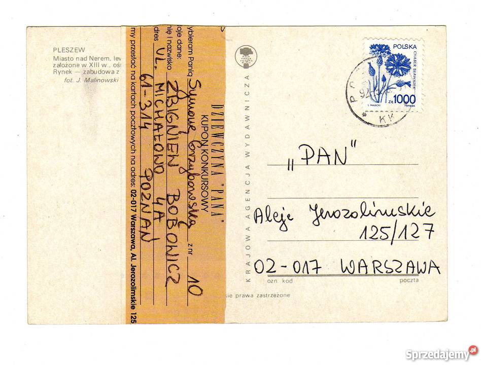 PLESZEW POCZTÓWKA Krynki