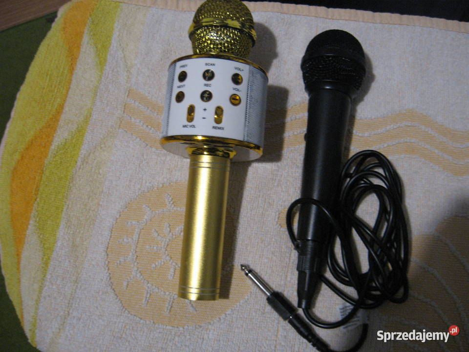 Dwa mikrofony foto MS 858 i przewodowy stan Audio Olsztyn