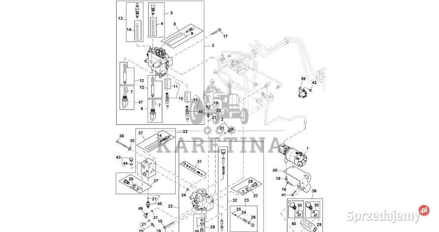 John Deere 9470RX Zawór RE587998 Kierowanie Jastrzębniki sprzedam