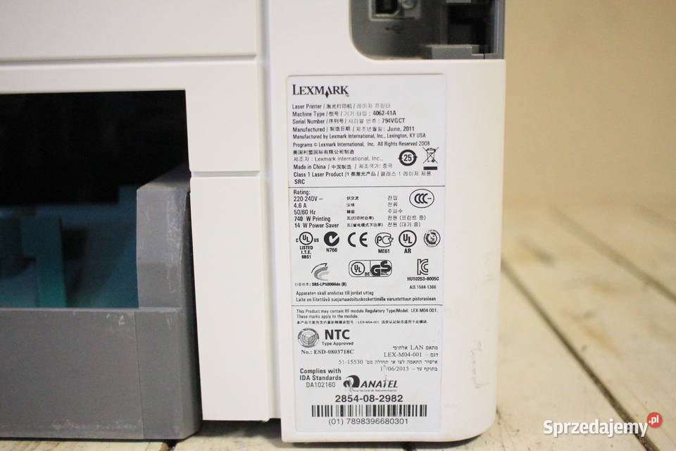 Drukarka laserowa LEXMARK 406241A mono laserowa śląskie Pszczyna