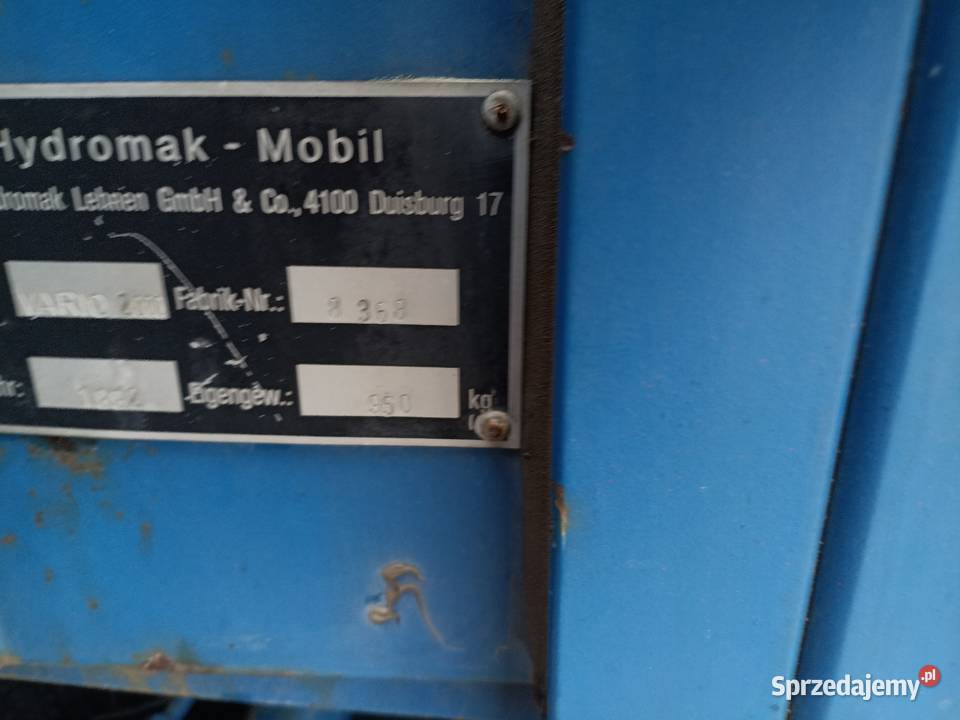 Układarka do kostki brukowej hydromak Chocianowice