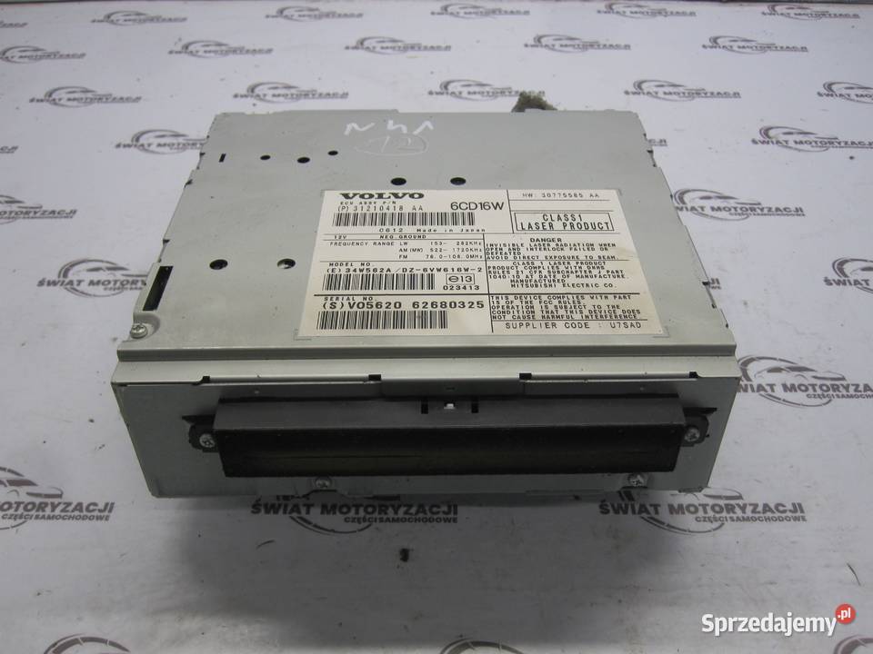 VOLVO C30 RDESIGN 07r radio CD 30775585AA świętokrzyskie