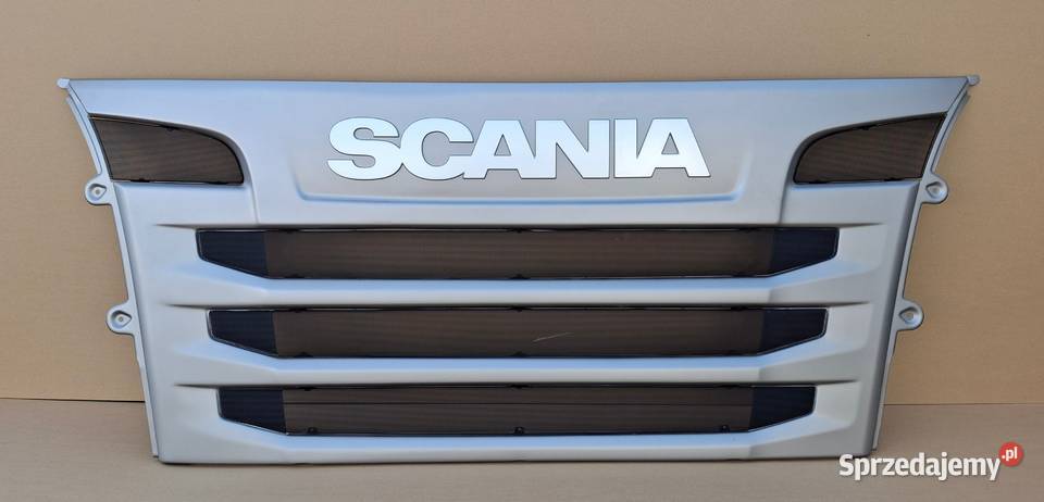 SCANIA R XPI MASKA ATRAPA EMBLEMAT BLACHA ciężarowe Maski Maski Bieleń