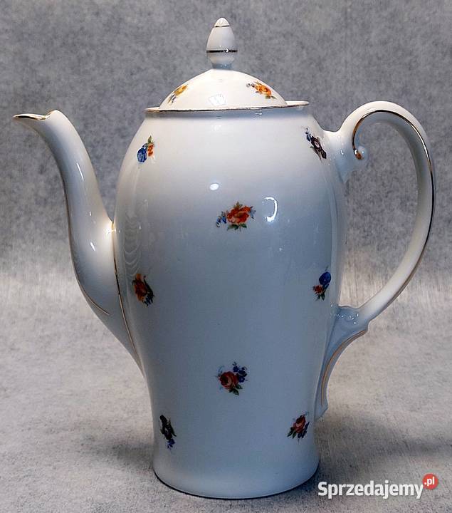 KPM Dzbanek Piękna Biała porcelana Różyczki sprzedam