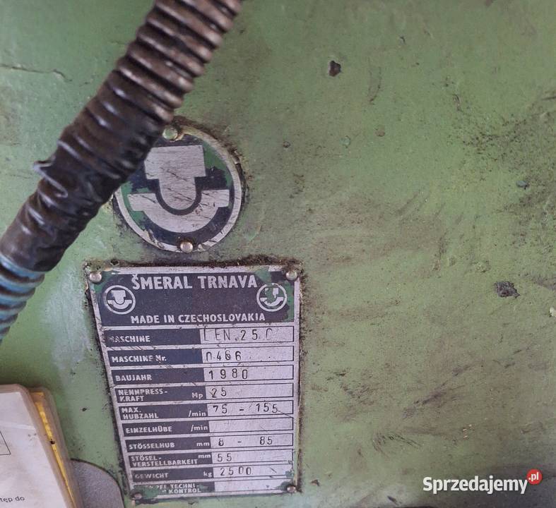 Prasa mimośrodowa Len 25 C Lubicz Górny