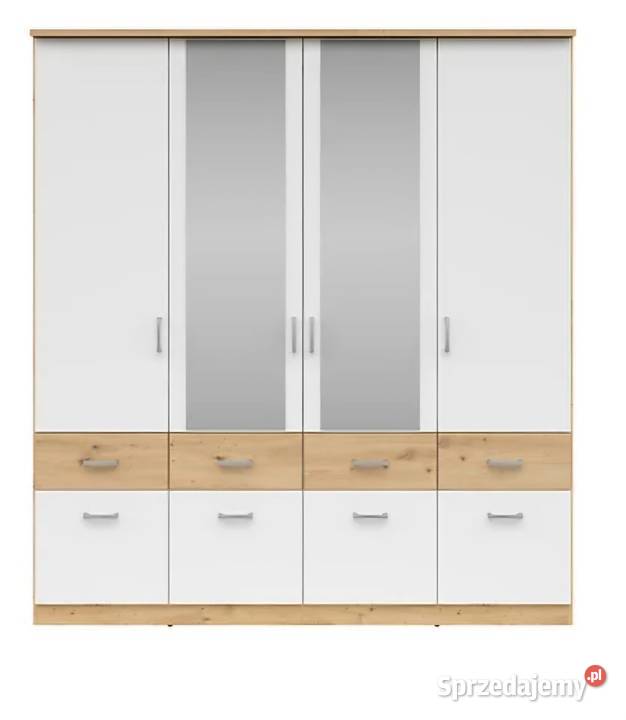 Szafa Box 4d8s 180 z lustrami 198cm Poznań sprzedam