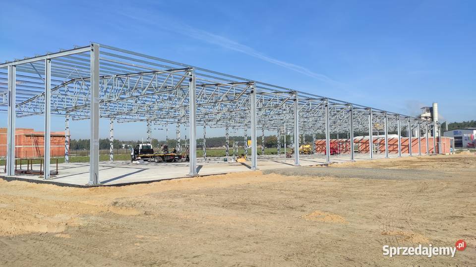 Konstrukcja hali magazynowej Konstrukcja stalowa śląskie Czarny Las sprzedam
