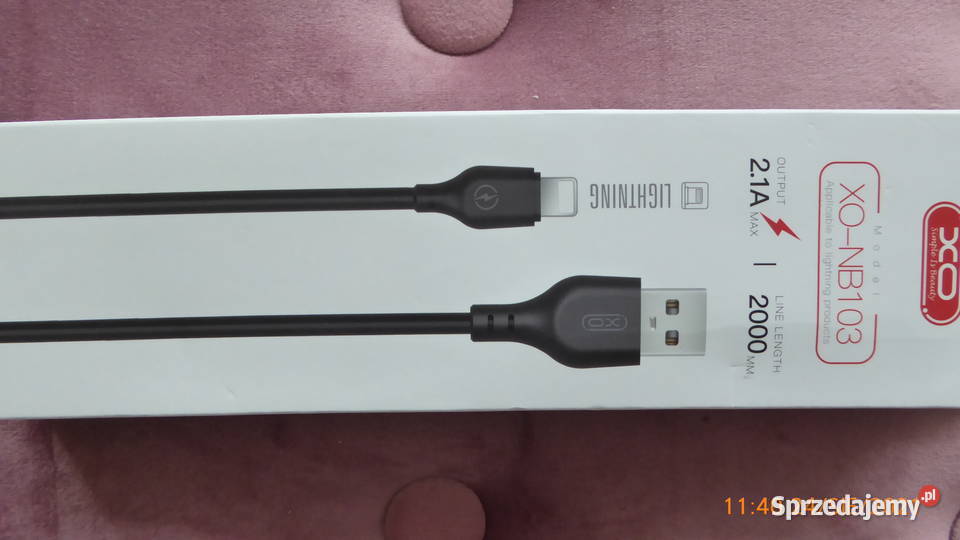Nowy przewód dwumetrowy USBmicroUSB 21A XONB103 Olsztyn