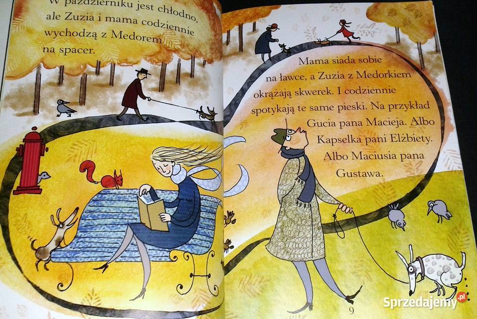 Zuzia i piesek w kratkę Pierwsze czytanki Irena miękka lubelskie