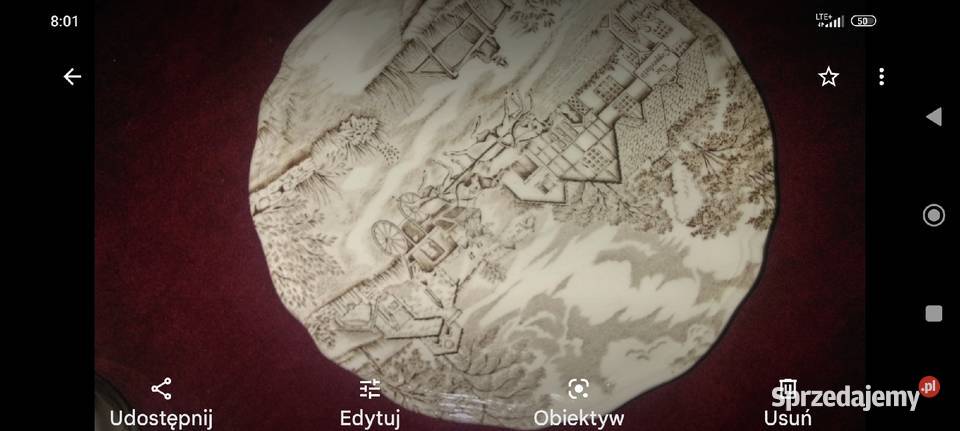 Antyk filiżanka Luneville porcelana Francja XIX Wrocław sprzedam