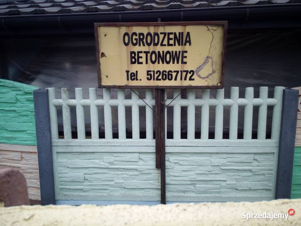 Ogrodzenia betonowe Henryk Korcz Kłonówek-Wieś