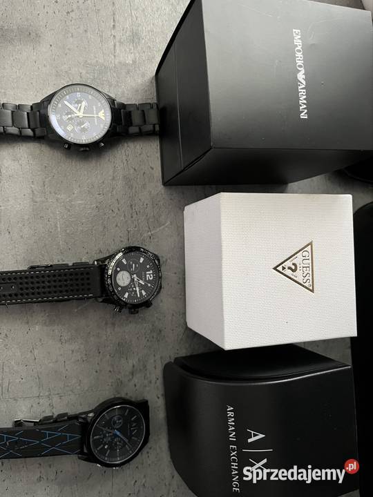 3zegarki emporio Armani Guess wielkopolskie Gniezno