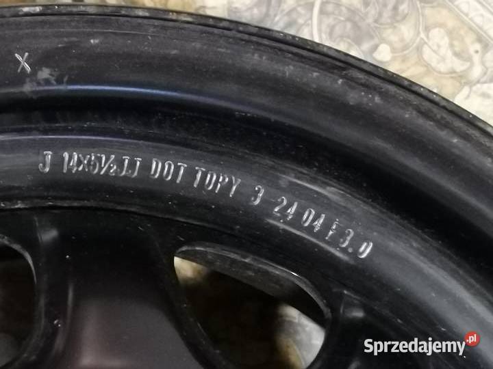 SUZUKI FELGA STALOWA 55Jx14 4X100 ET45 JAPOŃSKA Samochodowe Międzychód