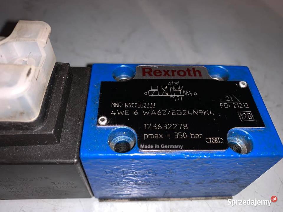 Rexroth 4WE6WA62EG24N9K4 VALVE Warszawa