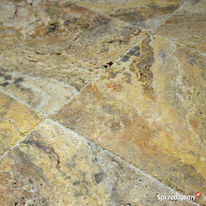 Trawertyn ScabosNoche kpl rzymskie płytki wymiar Brzesko