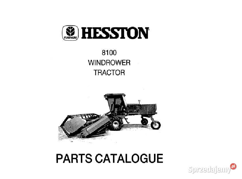 Hesston 8100 6650e 6610 6600 kombajn katalog Kielce sprzedam
