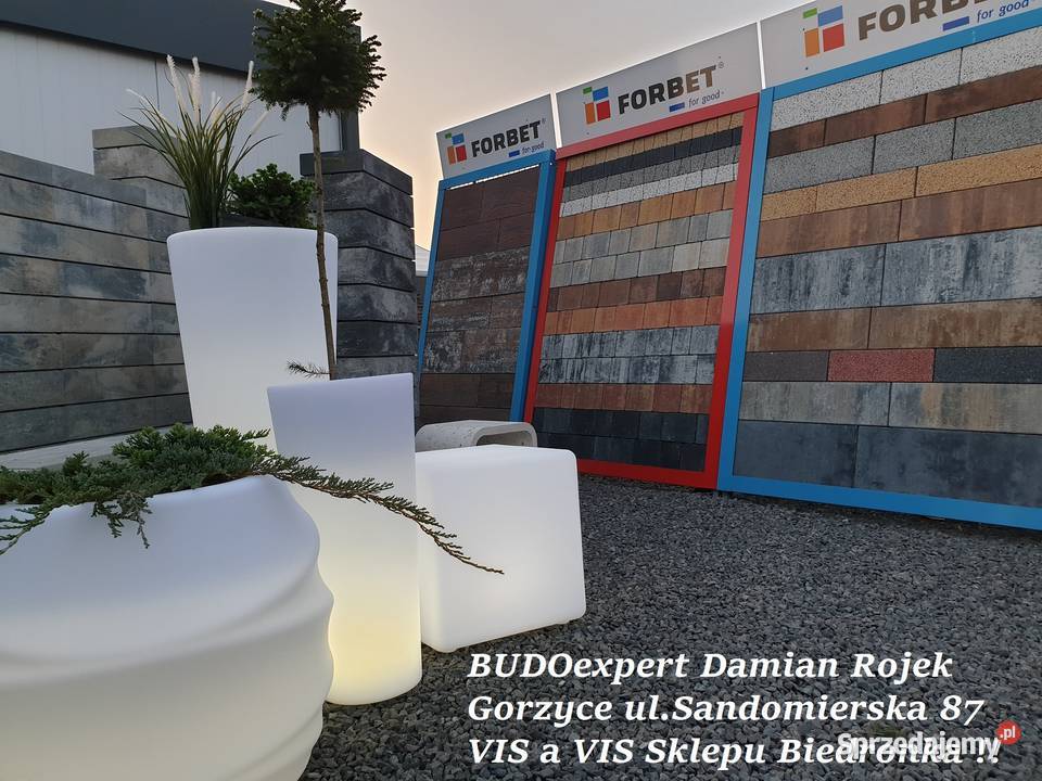 Pustak bloczek LINEAGE Forbet ogrodzenie gładkie Architektura ogrodowa Gorzyce